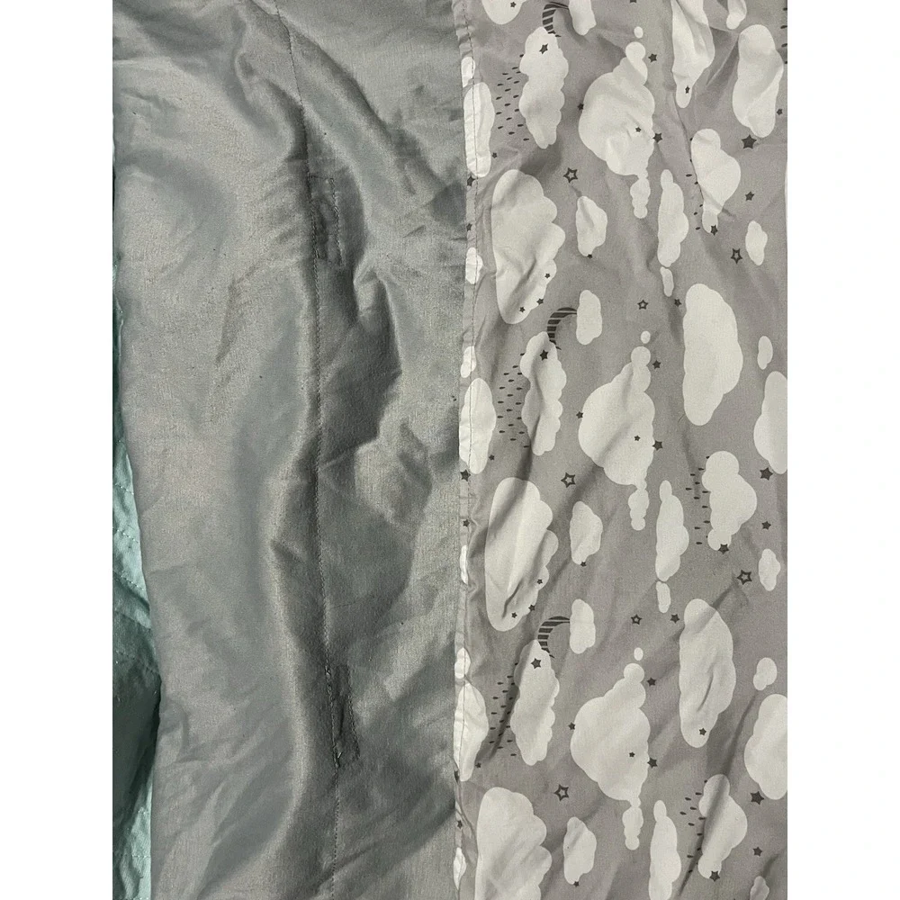 Go by Goldbug Car Seat Canopy Cover‎ UPF 50+ Protection (Gray w/Clouds)